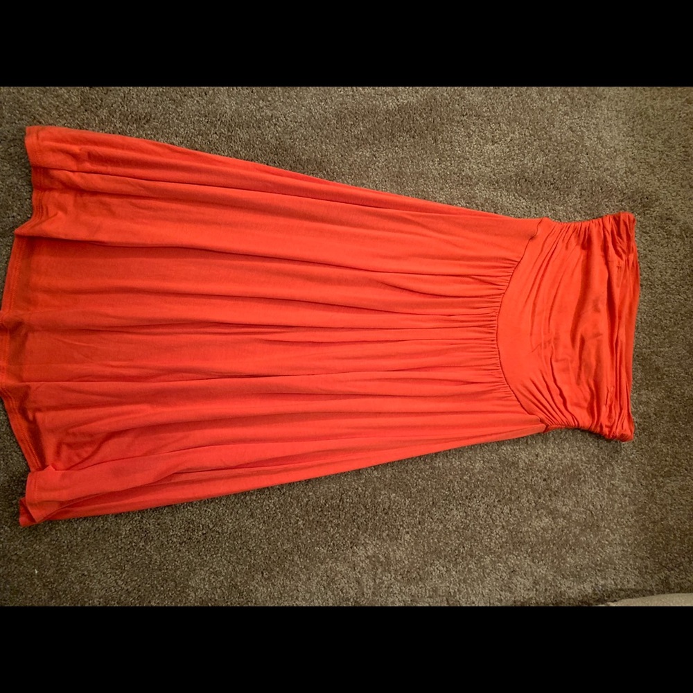 Coral dress